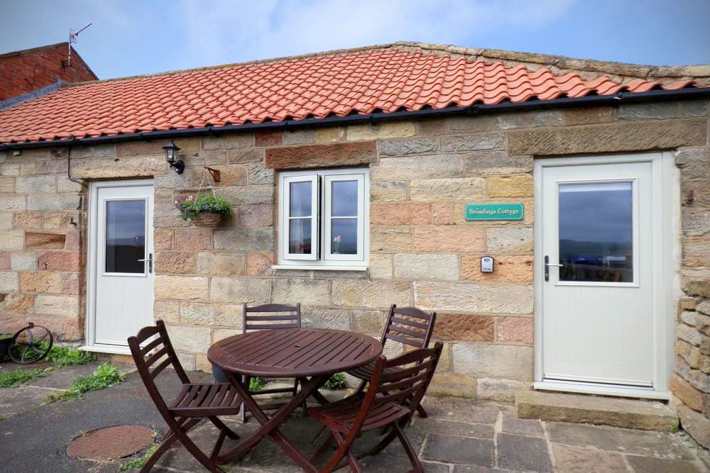 The exterior of Broadings Cottage at Broadings Farm, near Whitby
