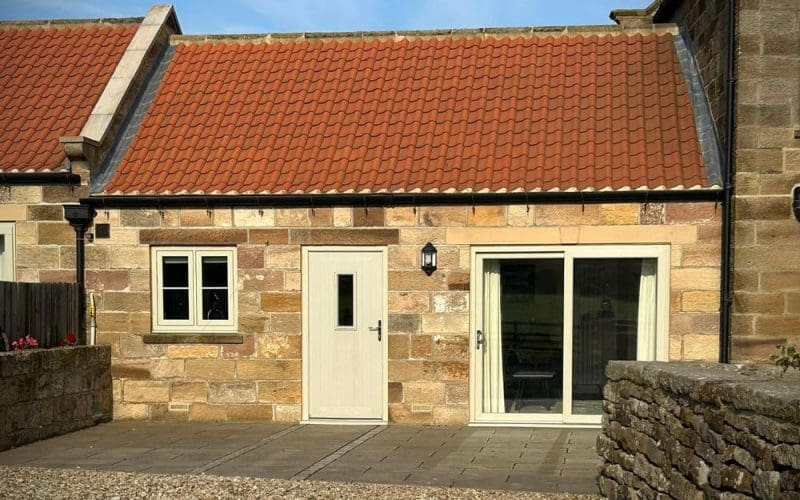 The exterior of Lottie's Cottage at Broadings Farm near Whitby