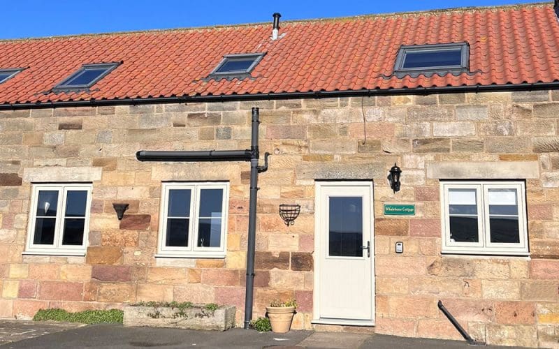Exterior of Whalebone Cottage at Broadings Farm near Whitby